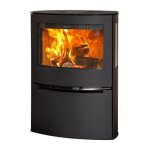 Po�le � bois compact 6, 5 kw ? large foyer 50 cm ? triple vitrage ? syst�me aduro - tronic pour r�duction ...