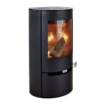 Po�le � bois 8 kw avec vitre bomb�e ? tiroir de rangement ? installation murale ou d?angle ? syst�me ...