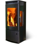 Supra - pole  bois anaya tri vision acier - vertical - 9kw - 45, 8 x 105, 5 x 43, 8 cm