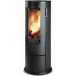 Supra - poêle à bois chloé acier - vertical - étanche - 7, 1kw Supra - poêle à bois chloé acier - vertical - étanche - 7, 1kw