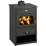 Prity - po�le � bois avec couvercle sup�rieur en fonte. po�le � combustible solide. puissance de chauffage ...