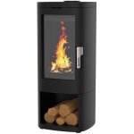 Fr9016200b - pole  bois - vision verticale - fonte - noir - bcher intgr supra - maoniebucher