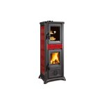 Nordica - pole  bois avec four - la gemma forno 5. 0 ceramica 7. 3 kw bordeaux