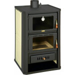 Prity - po�le � bois avec four pour syst�me de chauffage central. puissance de chauffage 5 + 15kw. mod�le ...