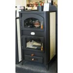 Prity - pole  bois avec four pour systme de chauffage central. puissance de chauffage 5 + 18kw. modle ...