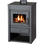 Victoria - po�le � bois mega max 10kw noir
