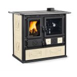 Tuttacasa - poele a' bois la nordica extraflame rosa 4. 0 8. 4 kw pour 240 m poele cre'me