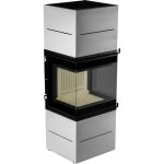 A caminetti - po�le � bois scandinavian 65 bh / wh a. caminetti couleur blanc