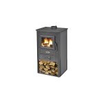 Po�le � bois silvia 7 - 8 kw noir