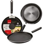 Poêle de crepes indubasic - aluminium avec poignée de poêle antiadhésive - 23 cm - ibili Poêle de crepes indubasic - aluminium avec poignée de poêle antiadhésive - 23 cm - ibili