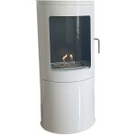 Po�le � l'�thanol de forme carr�e en acier