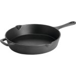 Po�le en fonte avec bec verseur - � 30 cm