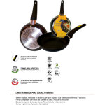 Po�le � frire en aluminium forg� 22 cm extra �paisse induction talox