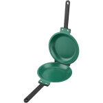 Po�le � frire r�versible double face en acier titane, cr�pi�re, ustensiles de cuisine m�nagers