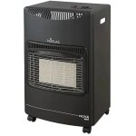 Poêle à gaz niklas nova turbo infrarouge thermoventilé 4200w 120mc couleur noir Poêle à gaz niklas nova turbo infrarouge thermoventilé 4200w 120mc couleur noir