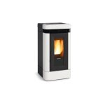 Extraflame - pole  granules cramique canalisable lucia plus 13 kw blanc