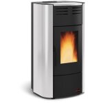 Pole  granules chauffage central dbrayable - extraflame raffaella idro h15 19 kw gris