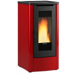 Po�le � granul�s � conduit ? dahiana 5. 0 plus finition bordeaux 52�60 h108 cm 3, 0 - 10, 0 kw r�servoir ...