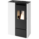 Punto fuoco ? po�le � granul�s �tanche slim 9. 9 kw ? ventilation frontale ? sortie des fum�es arri�re ...