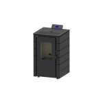 Solzaima - po�le � granul�s europa noire 6, 1kw wifi label flamme verte classe �nerg�tique a +