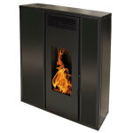 Interstoves - po�le � granules tessa 10 etanche - noir