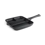 Pole grill de cuisine lacor titanium pro avec antiadhsif, compartiments individuels 4 en 1, aluminium, ...