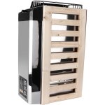 Po�le de sauna en acier inoxydable, 3kw, 110v, contrle interne, po�le chauffant pour chambre � coucher ...