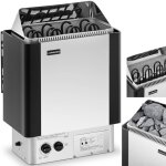 Po�le de sauna �lectrique avec commande int�gr�e 5 - 9 m3 jusqu'� 110c 400 v 6 kw