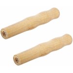 Poignée de brouette en bois diamètre 32mm longueur utile 125mm à enmancher chariot (paire) Poignée de brouette en bois diamètre 32mm longueur utile 125mm à enmancher chariot (paire)