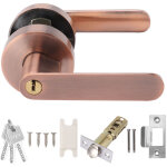 Poign�e de porte moderne en alliage d'aluminium pour couloir ou placard, serrure � levier simple et �l�gante ...