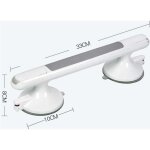 Poign�es de s�curit� pour la baignoire, poign�es de douche, barre d'appui murale avec ventouses, sans ...
