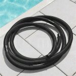 Le poisson qui jardine - 12 m�tres tuyau piscine 38 mm pvc souple. qualit� - noir