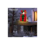 Le poisson qui jardine - d�coration gonflable p�re no�l dans cadeau monte et descend 152 cm