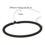Le poisson qui jardine - diffuseur d'air poreux 50 cm pour bassins de jardin + tuyau - noir Le poisson qui jardine - diffuseur d'air poreux 50 cm pour bassins de jardin + tuyau - noir
