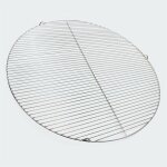 Le poisson qui jardine - grille de barbecue de remplacement ronde en inox : diamtre 55 cm
