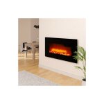 L�gante chemin�e murale �lectrique 1800w: chaleur et esth�tique r�unies