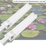 Le poisson qui jardine - lot 2 ampoules stérilisateur - clarificateur, uv 9w, aquarium, bassin de jardin ... Le poisson qui jardine - lot 2 ampoules stérilisateur - clarificateur, uv 9w, aquarium, bassin de jardin ...