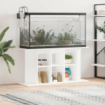 Le poisson qui jardine - meuble aquariums support blanc 120 x 40 cm. 1 tagre support solide et stable ...