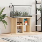 Le poisson qui jardine - meuble aquariums support chne clair 100 x 40 cm. 1 tagre support solide et ...