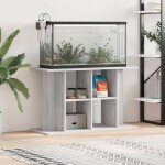 Le poisson qui jardine - meuble aquariums support gris 100 x 40 cm. 1 tagre support solide et stable ...