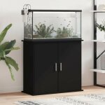 Le poisson qui jardine - meuble noir pour aquariums de 80 x 30 cm. 2 portes support solide et stable ... Le poisson qui jardine - meuble noir pour aquariums de 80 x 30 cm. 2 portes support solide et stable ...