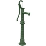 Le poisson qui jardine - pompe à eau de jardin décorée et sculptée : verte avec support en fonte - vert ... Le poisson qui jardine - pompe à eau de jardin décorée et sculptée : verte avec support en fonte - vert ...