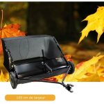 Le poisson qui jardine - remorque ramasse - feuilles, pelouse 105 cm pour tondeuse auto porte