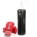 Le poisson qui jardine - sac de frappe 140 cm + gants de boxe d�butants : pack d'entrainement complet ...