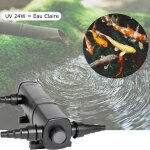 Le poisson qui jardine - u. v ( ultra violet ) st�rilisateur bassin - clarificateur 24w pour 10m� environ ...