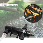 Uv strilisateur - clarificateur de 36w pour bassins de jardin d'environ 12m