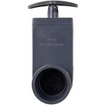 Le poisson qui jardine - vanne guillotine pvc 50 mm pour bassin de jardin