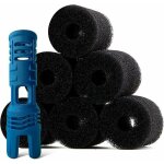 Buse anti - projection avec 6 brosses en mousse pour robot piscine polaris 280, quivalent  la tail ...