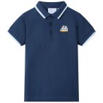 Polo pour enfants bleu fonc 92 vidaxl 999804