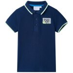 Polo pour enfants bleu marine 140 vidaxl 738938